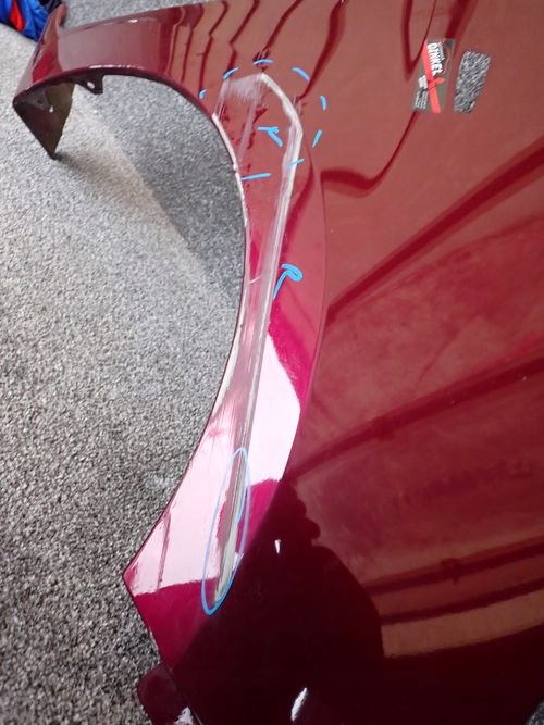 фото №8, Mitsubishi space star iii 19- крыло правый передний перед