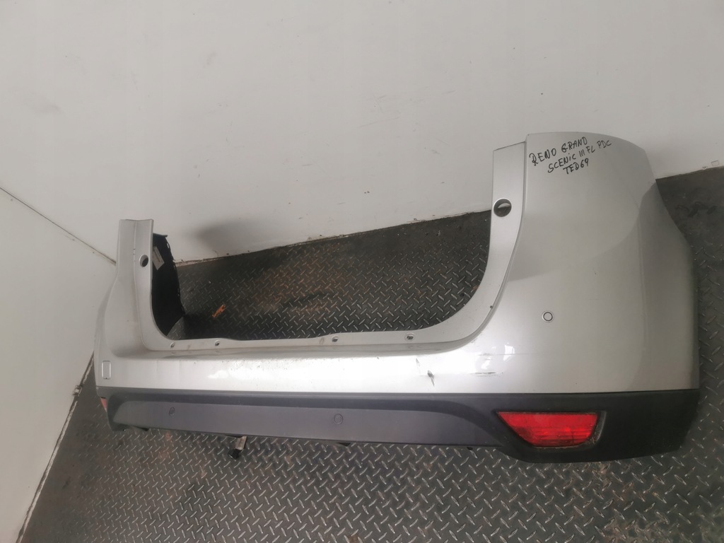 фото №3, Бампер задняя renault grand scenic iii lift pdc ted69
