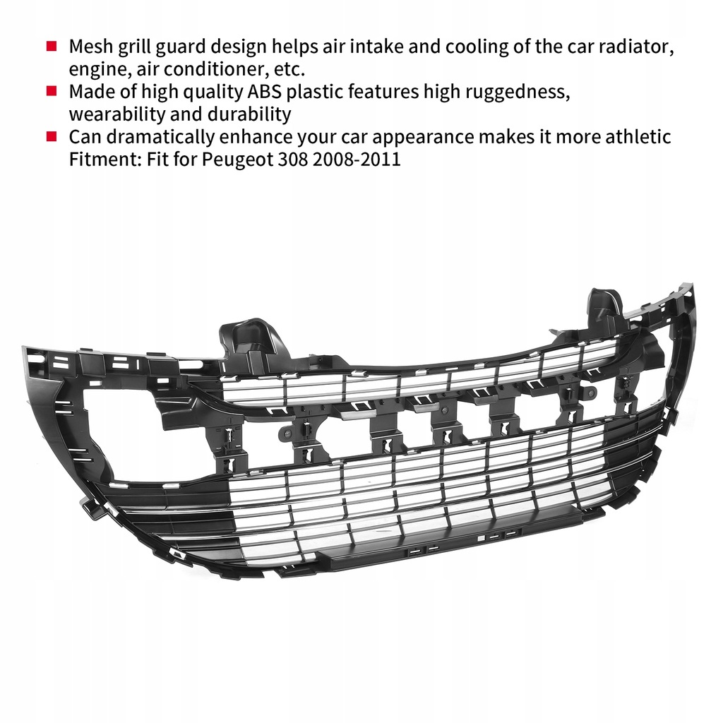 фото №13, Бампер передний средний решётка радиатора сетка защитная решётка радиатора 7414vj pasuje do