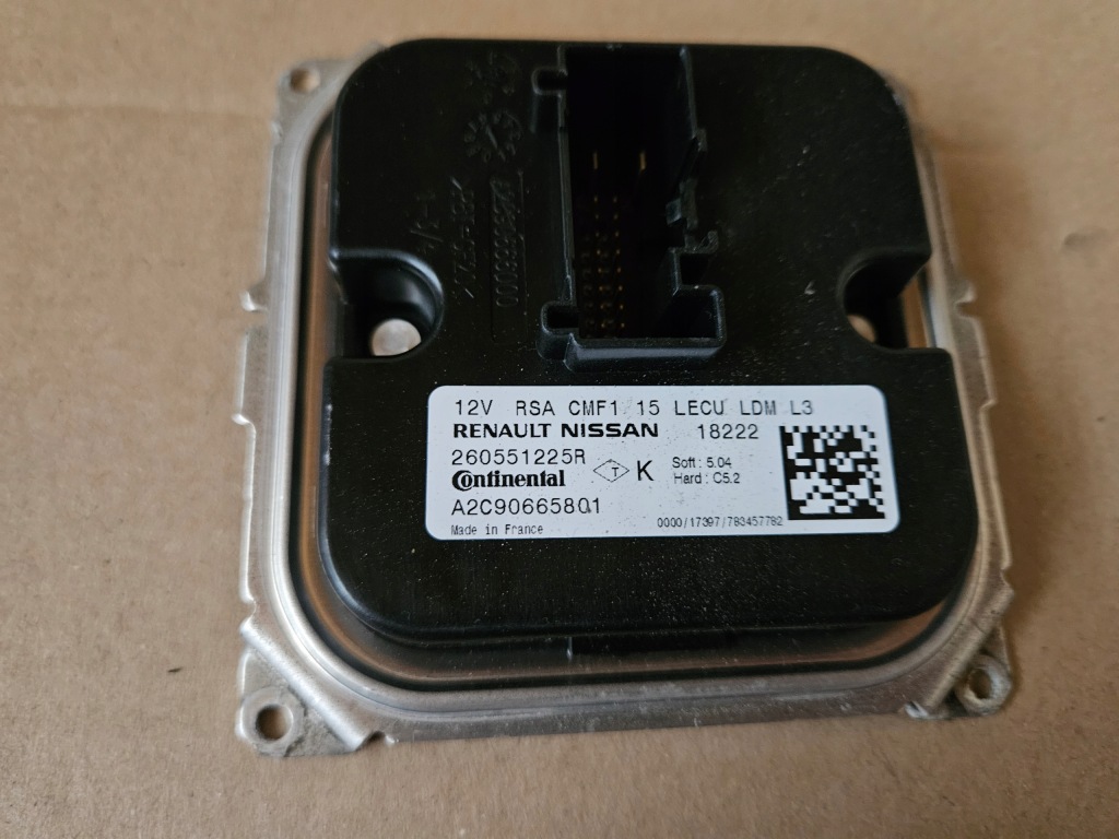 фото №2, Преобразователь модуль led renault kadjar nissan