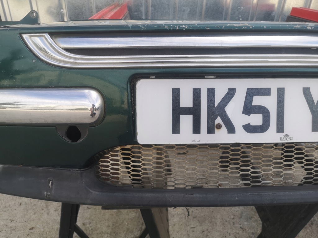 фото №5, Бампер перед mini r50 r52 01-04 przedlift 895/6 british racing green