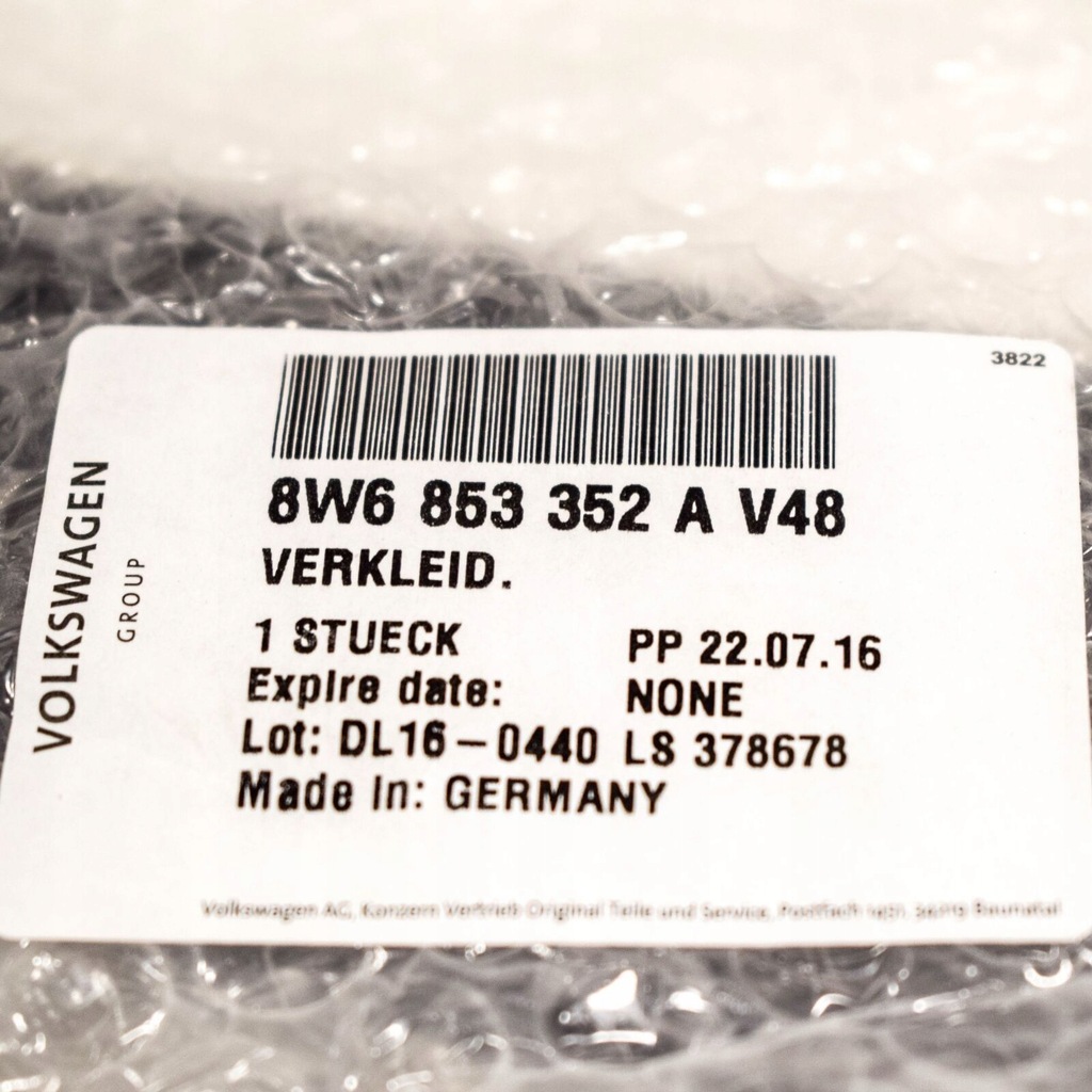 фото №7, Audi a5 s5 coupe 8w6 средняя стойка правый облицовка 8w6853352av48