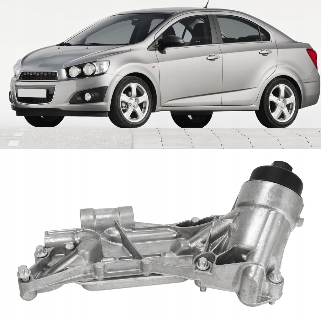 фото №10, Радіатор оливи двигуна з корпус фільтра 93186324 замінник dla sonic