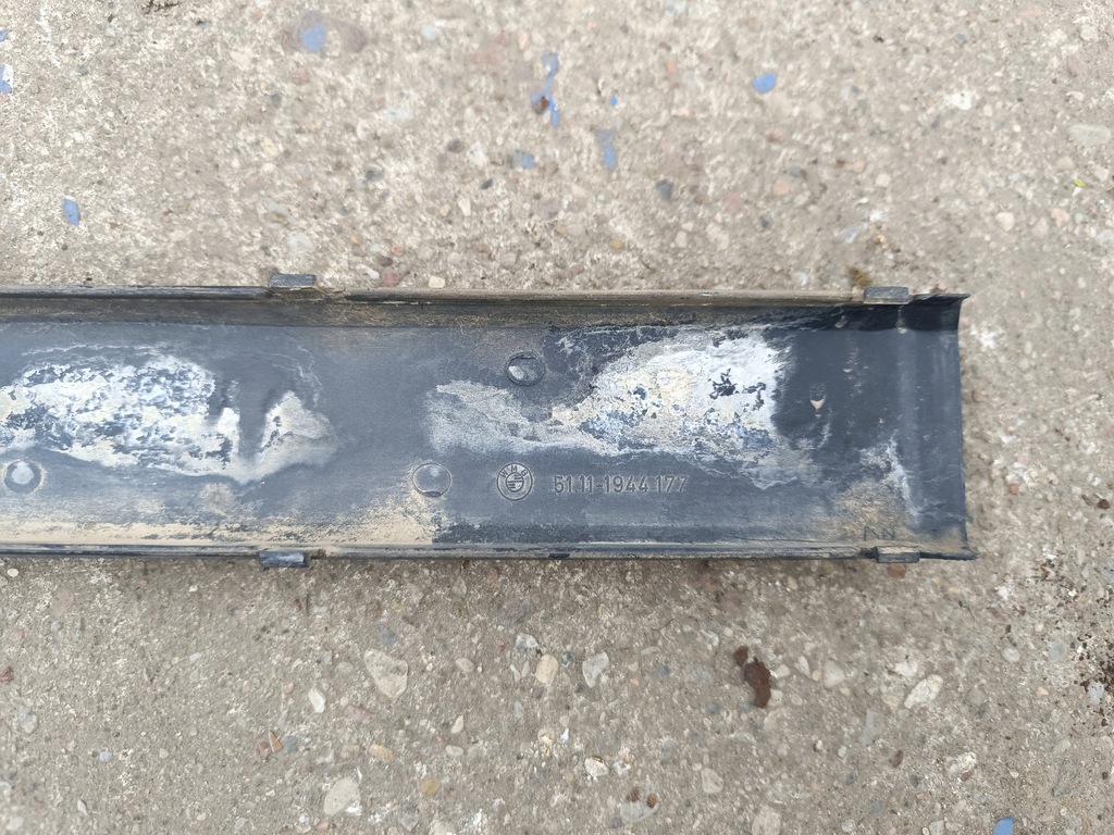 фото №6, Молдинг бампера лівий перед bmw e34 1944177 ліва передня перед