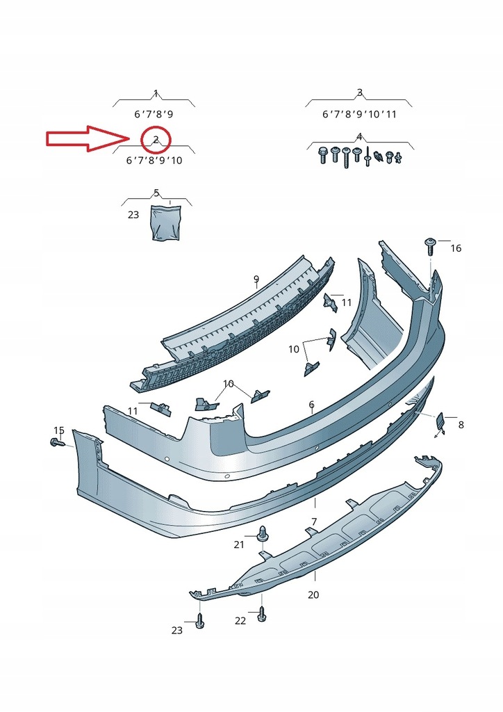 фото №1, Новый бампер задняя pdc audi a6 c7 allroad lift оригинальный номер aso rzeszów