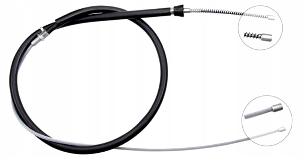 фото №1, Ate трос гальма ручного skoda задня rapid 12- лівий/правий