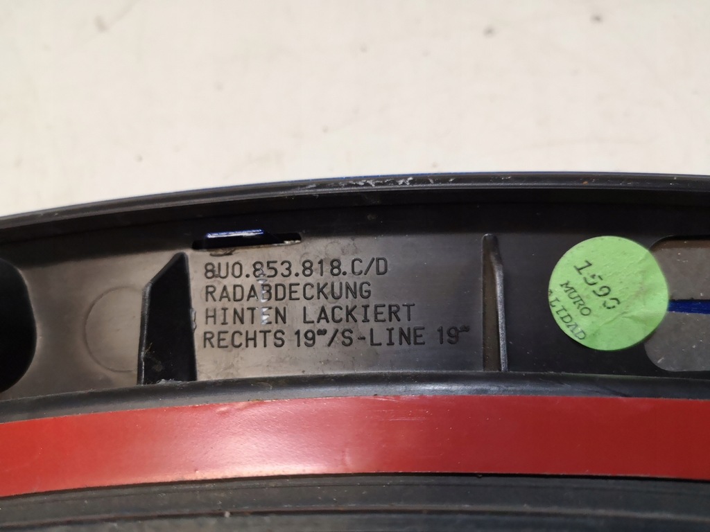 фото №8, Молдинг крыла правый задняя audi q3 s-line 8u