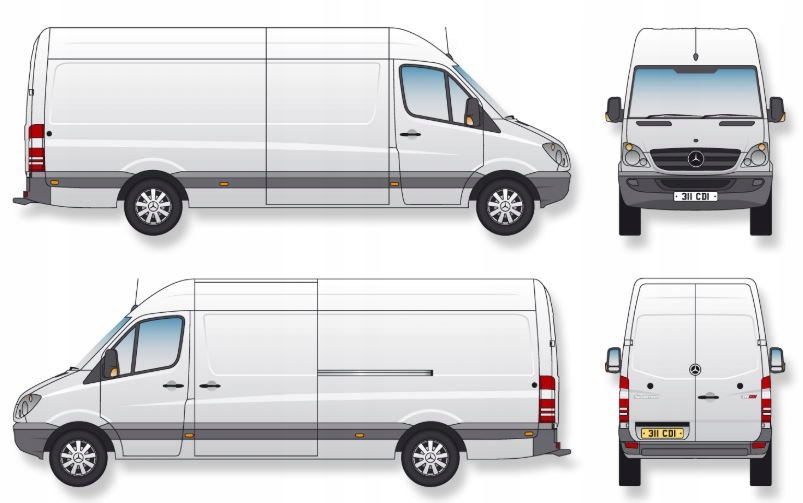 фото №5, Дверь перед лоток lew mercedes sprinter 906 06-