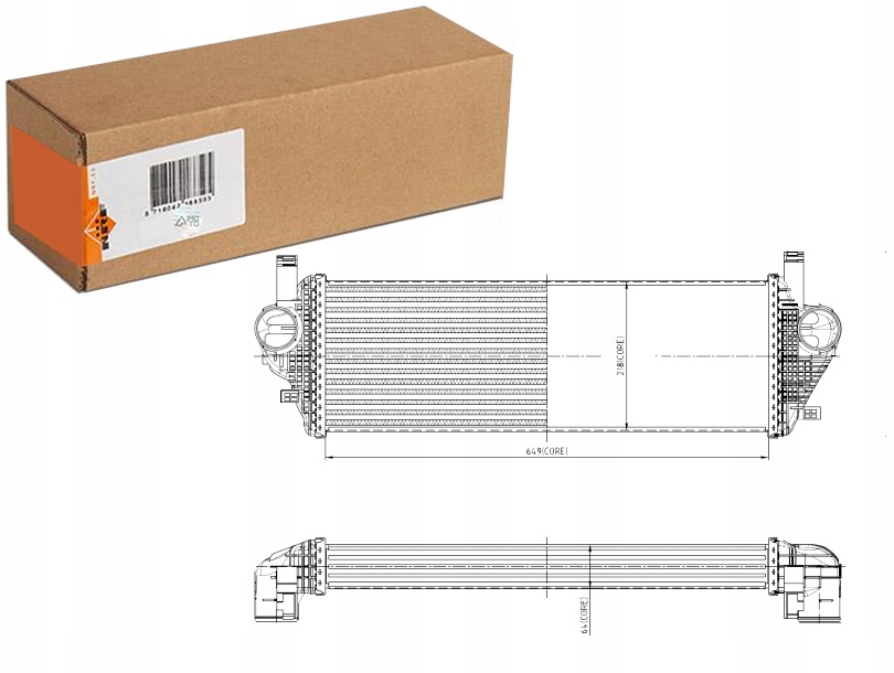 Купити Інтеркулер радіатор повітря впускний jeep grand cherokee grand