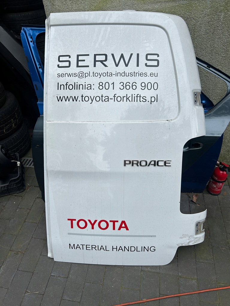 фото №1, Toyota proace jumpy expert дверь задняя задние правое распашные