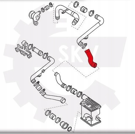 фото №4, Esen skv 24skv611 шланг воздуха наддувочный