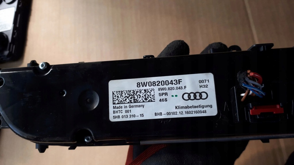 фото №9, A4 b9 8w панель обдув кондиціонера 8w0820043f a5