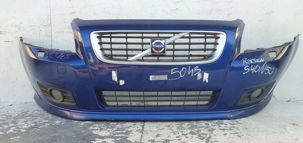 фото №1, Volvo v50 lift 07- ксенон r design бампер перед