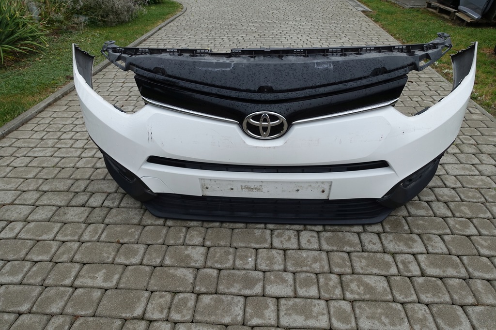 фото №1, Toyota proace city бампер передний оригинал верхний решётка радиатора