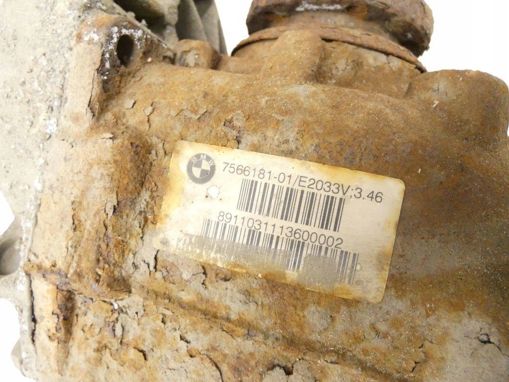 фото №6, Bmw x1 e84 2.0d диференціал задній задня міст передавальне число 3.46 автоматична коробка передач