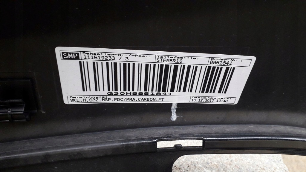 фото №12, Бампер bmw 6gt g32 m-pakiet задня задній granturismo