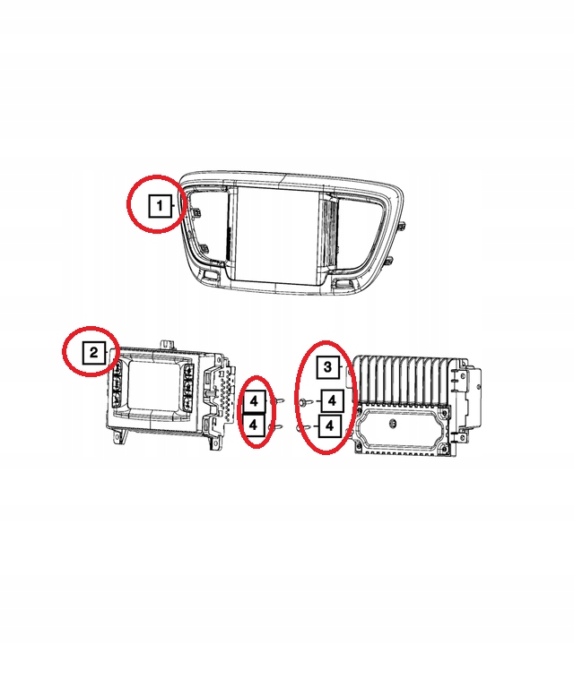 фото №4, Chrysler pacifica 2017 радіо монітор решітка