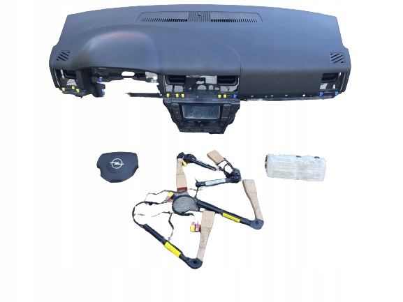 фото №1, Opel signum приборная панель консоль подушка натяжитель