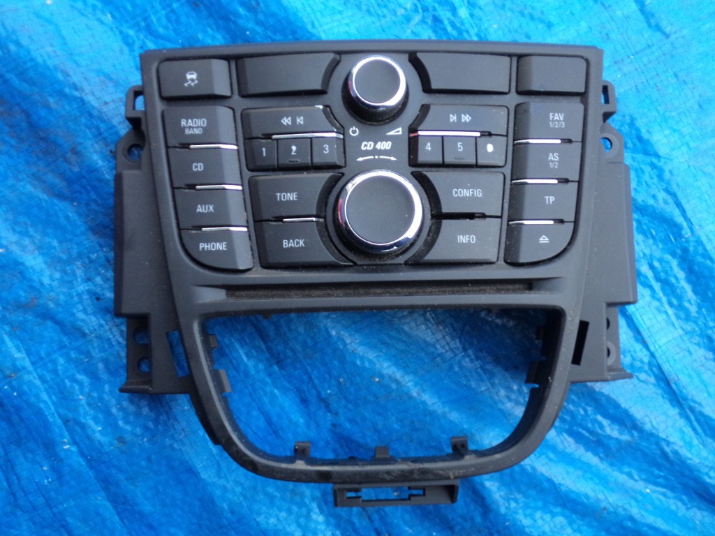 фото №1, Opel-części | astra j панель перемикач радіо cd 400 13337218