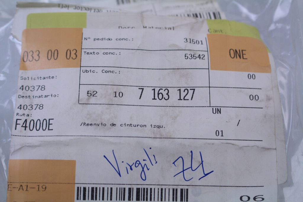 фото №5, Дефлектор поперечина bmw z4 roadster e85 52107163127