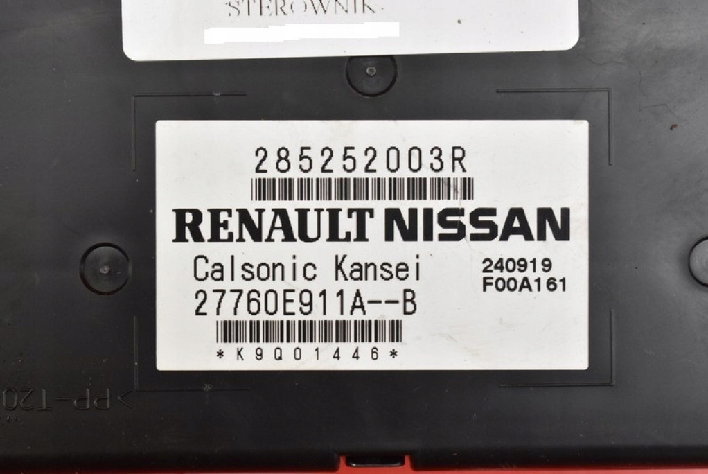 фото №7, Блок управления модуль calsonic 285252003r dacia duster 2 ii 1.5 dci 115 km 17-21