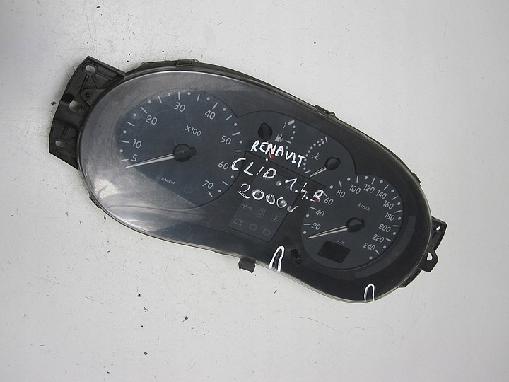 фото №4, Счетчик приборы renault clio ii 1.4 2000r obr