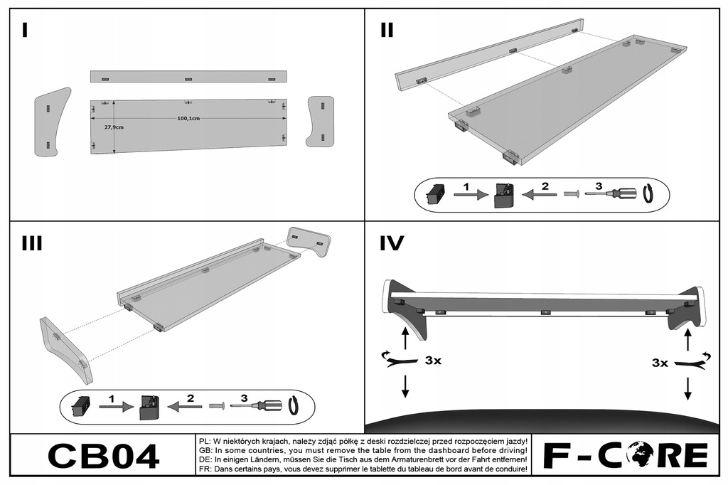 фото №5, Полка tir длинная citroen jumper ii 01.06-14 полка