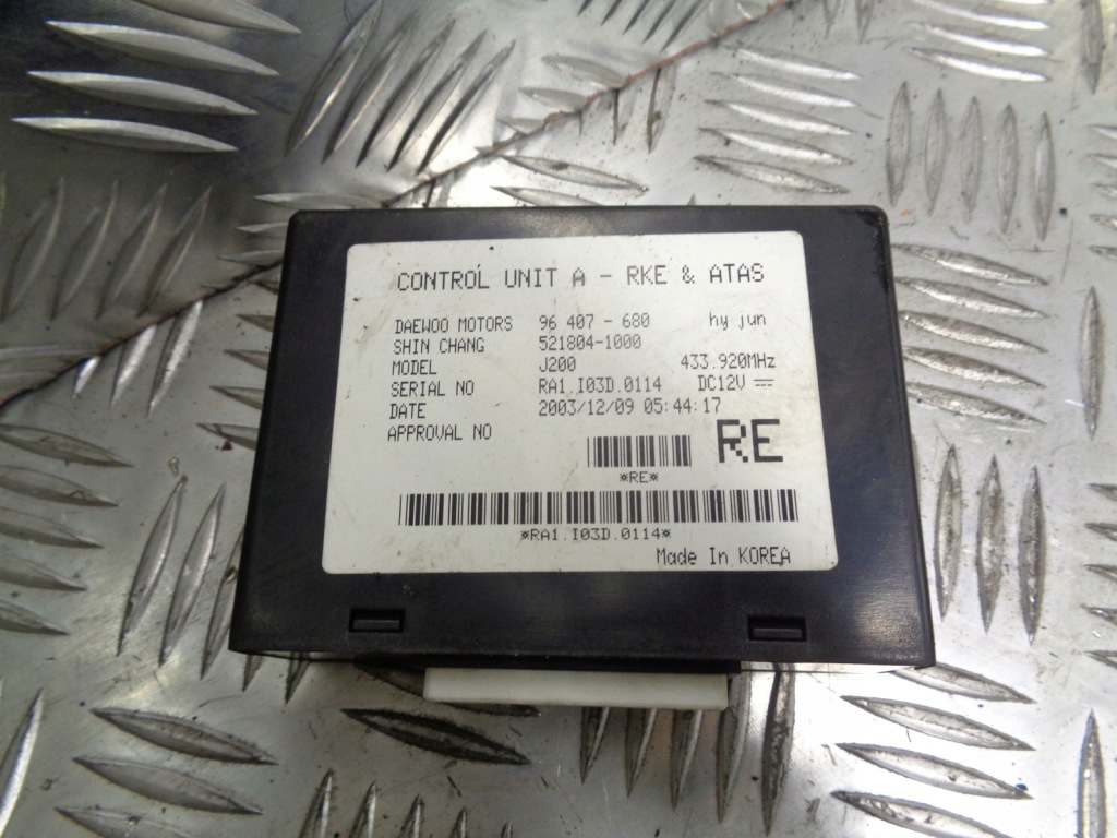 фото №1, Модуль блок управления chevrolet lacetti 96407680