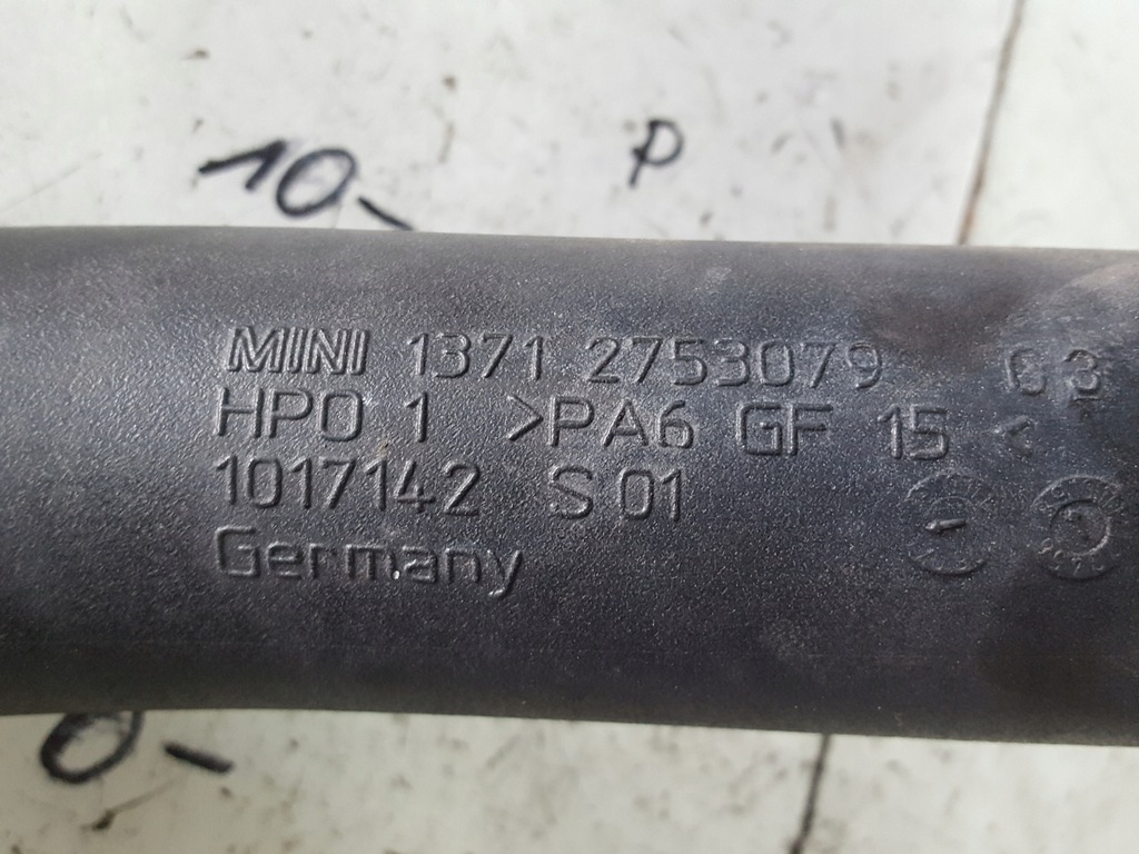 фото №3, Mini cooper r56 06-10r 1.6 d труба wąż інтеркулер 2753079