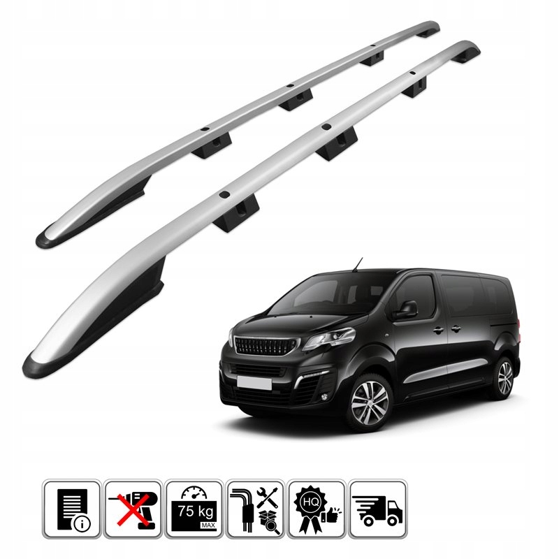 фото №1, Рейлинги кровельные do toyota proace l3 длинный +2016