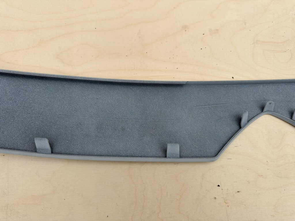 фото №8, Citroen jumpy iii 3 16r- молдинг накладка бампера передний перед