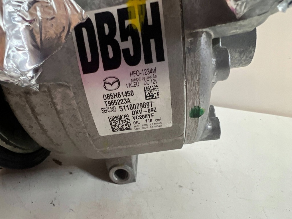 фото №7, Mazda 2 dj 2014- 1.5 бензин skyactiv компрессор кондиционера