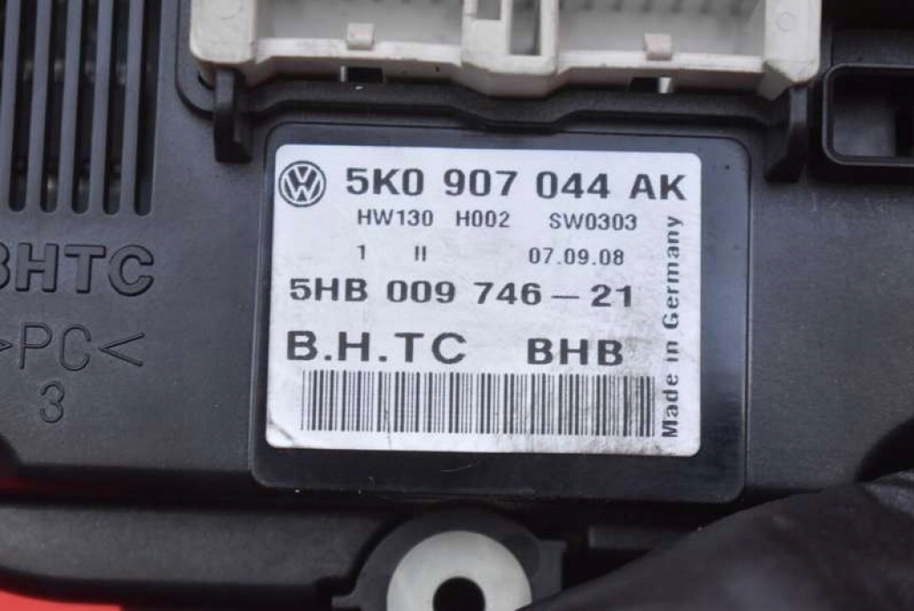 фото №7, Панель управление обдув кондиционер 5k0907044ak vw passat cc 08-12