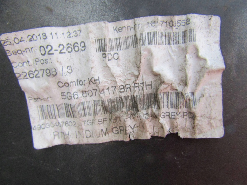 фото №13, Vw golf vii бампер задня lift 5g6807421bk