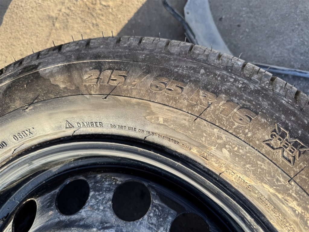 Корзина кронштейн колеса + колесо запасне 16" peugeot partner iv 4 18-26 rok Зі Шроту