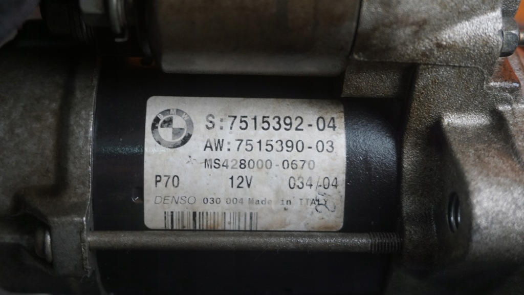 Bmw x3 e83 e46 e60 z4 2.5 b 06r 192km m54b25 стартер 7515392 7515390 в Україні