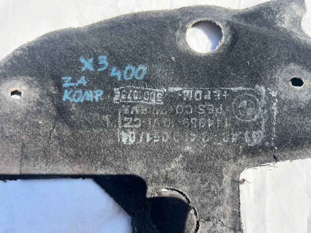 Bmw x3 e83 шумоизоляция изоляция шумоизоляция стены перегородка левая 51483400051 Доставка