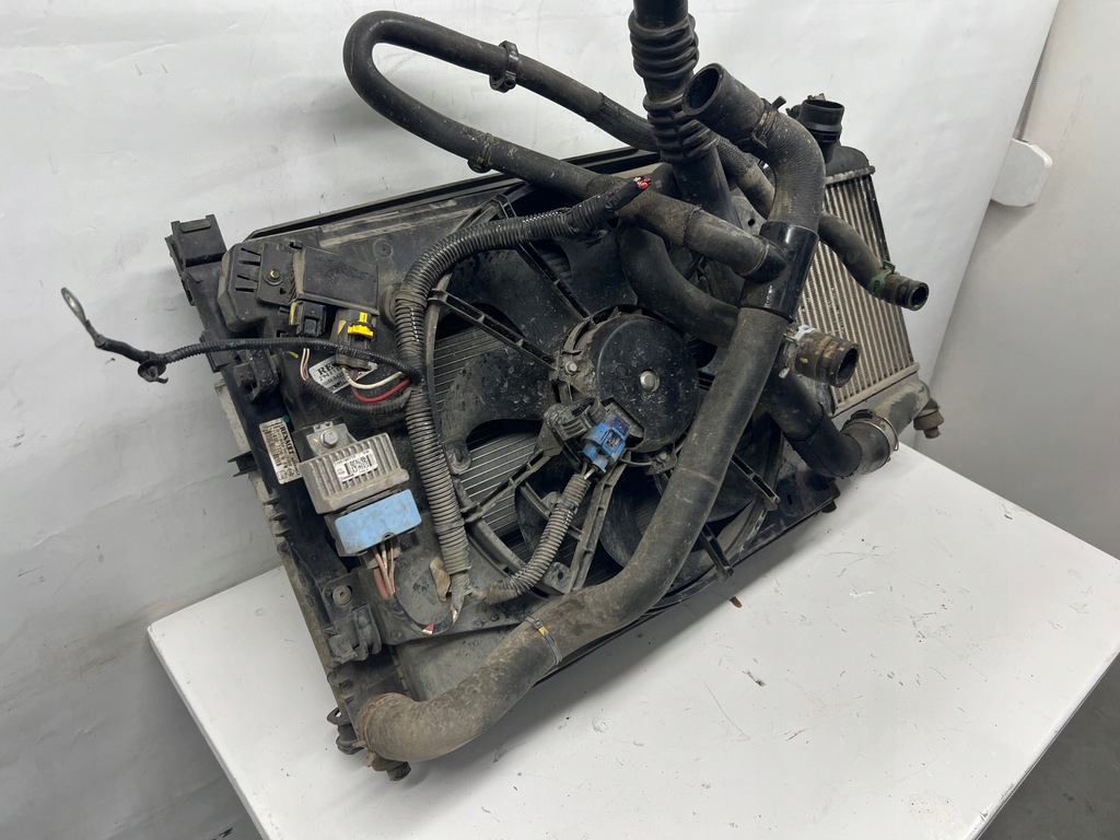 фото №12, Dacia sandero ii 1.5 dci pas передній радіатор радіатор вентилятор комплект