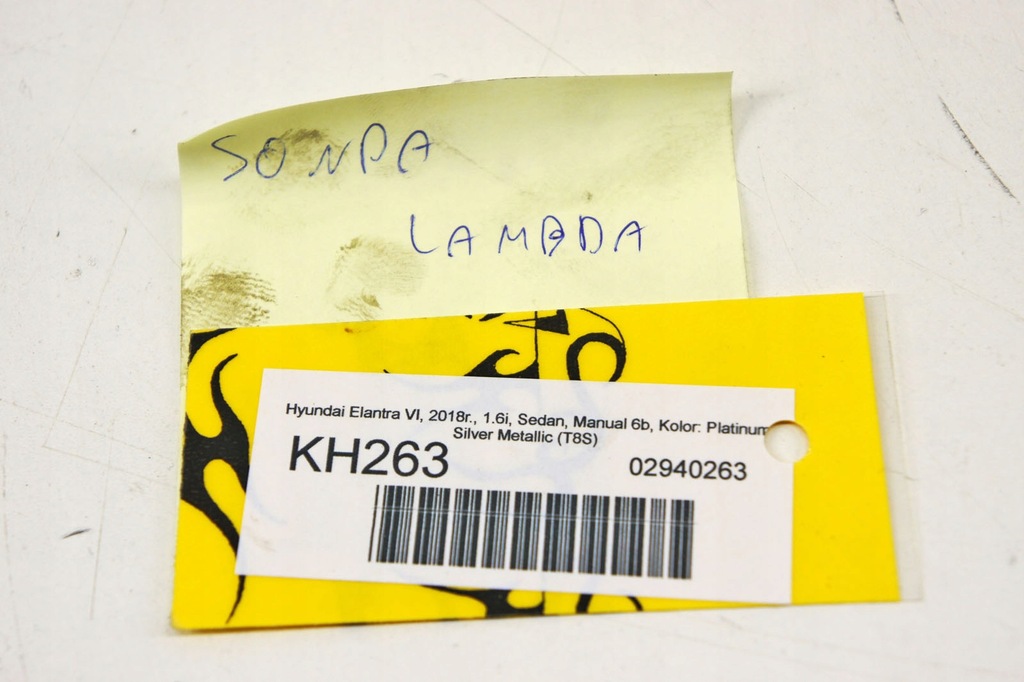 фото №5, Kh263 hyundai elantra vi 1.6i датчик лямбда-зонд