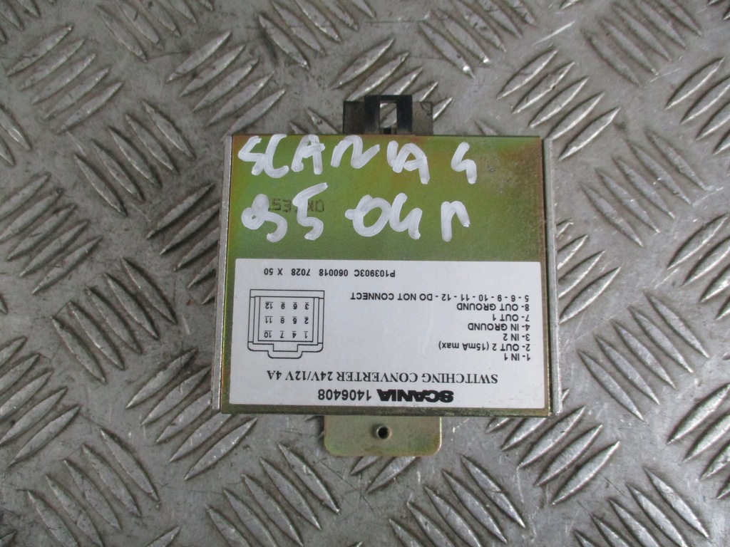 фото №2, Перетворювач напруги 1406408 scania 4 r 94-04 r.