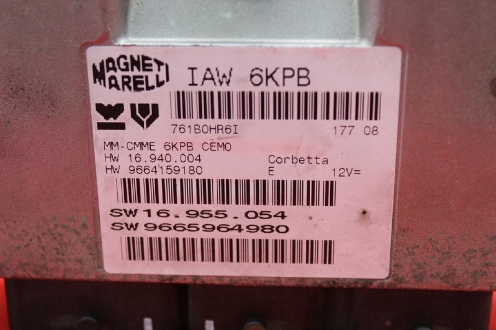 фото №6, Блок управления бортовой компьютер двигателя 9665964980 citroen c5 ii x7 iii 2.0 16v 140 km