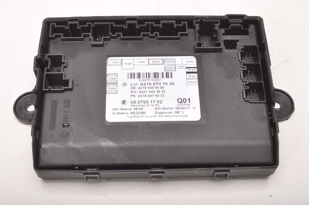 фото №1, Mercedes w216 coupe модуль дверь правый перед a2168707626