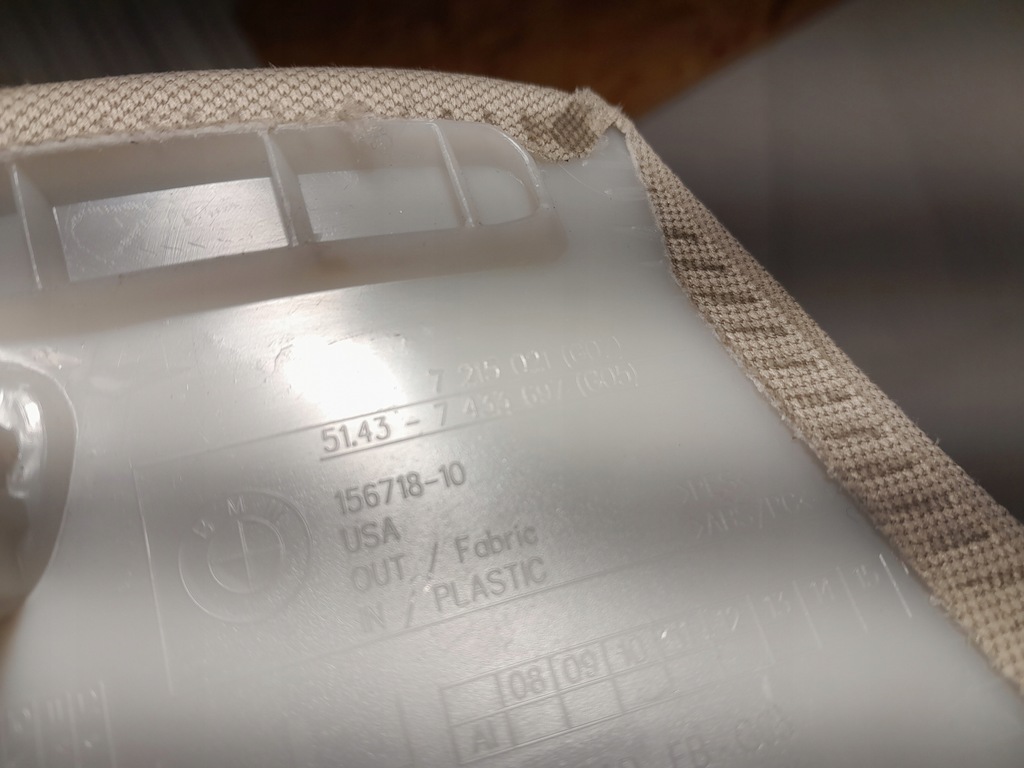 фото №6, Bmw x7 g07 40i защита обшивка стойка a левая 7483863