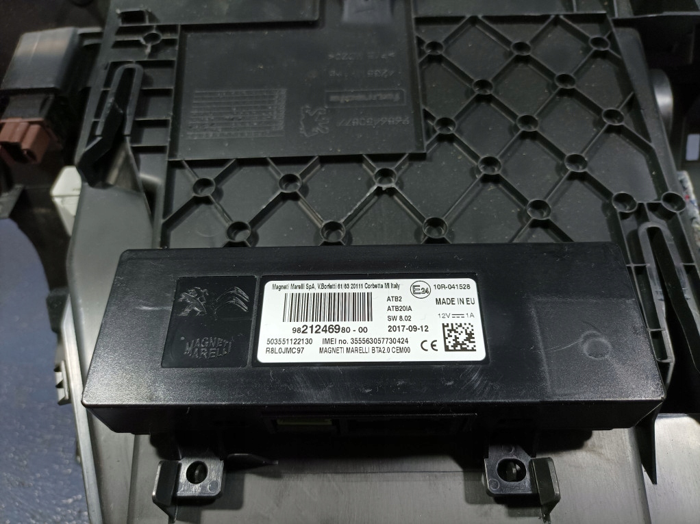 фото №7, Peugeot 508 i lift панель приладів приладова панель приладів pulpit подушки безпеки ремені eu