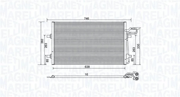 фото №14, Magneti marelli 350203934000 конденсатор, кондиціонер