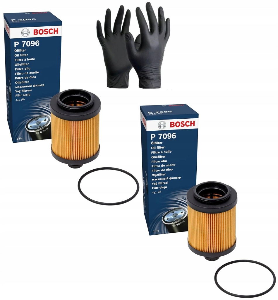 фото №1, 2x фільтр оливи bosch f026407096 p7096 + безкоштовно