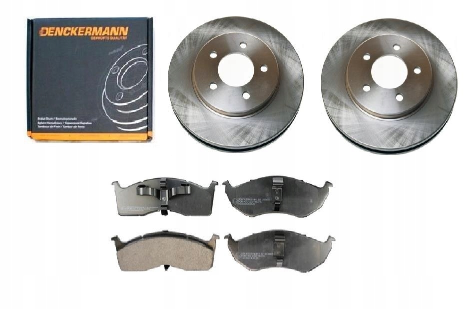 фото №1, Тормозные диски тормозные колодки chrysler grand voyager ii перед kpl.