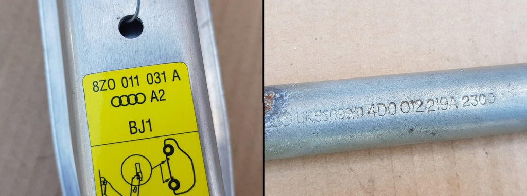 фото №11, Набір do перемикання колеса / домкрат + ключ + трикутник + інструменти / audi a2