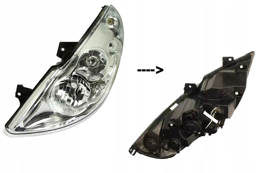 фото №5, Фара лампа ele ліва перед renault master iii 2010-2019