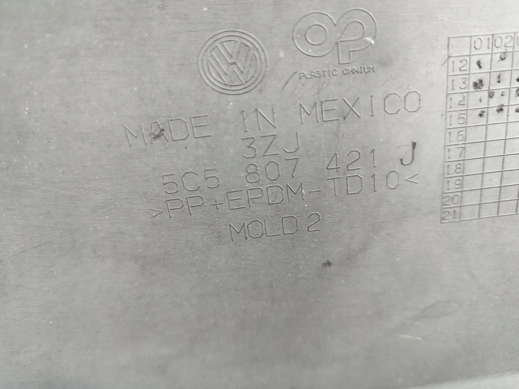 фото №6, Vw new beetle 5c5 бампер задняя задний 5c5807421j